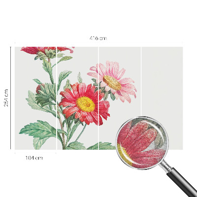 Tapeta na stenu Jemné kvety