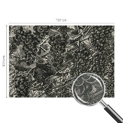 Dekoratívna fototapeta na stenu Hroznová potlač