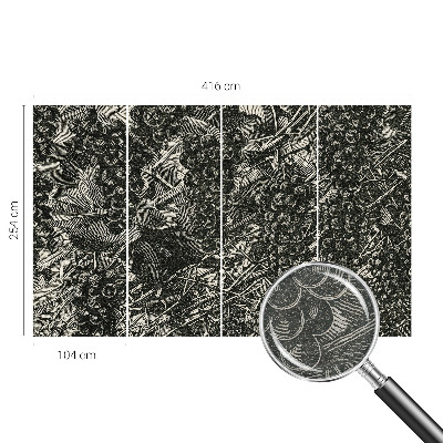 Dekoratívna fototapeta na stenu Hroznová potlač