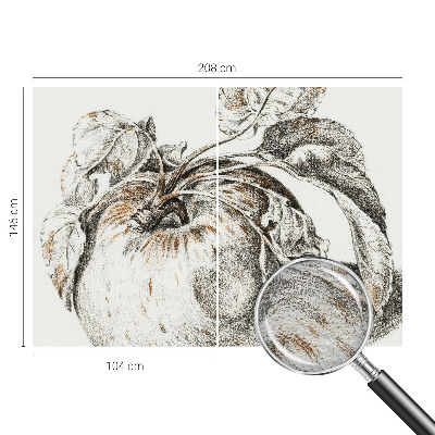 Luxusná tapeta Jablkové listy