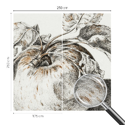 Luxusná tapeta Jablkové listy