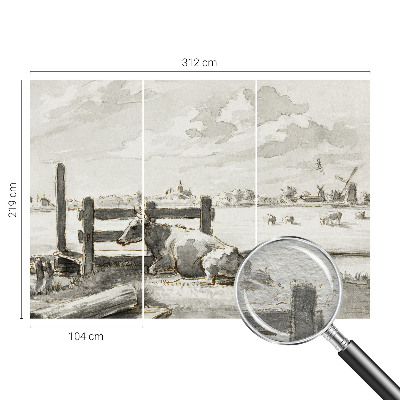 Luxusná tapeta Vidiecka idylka