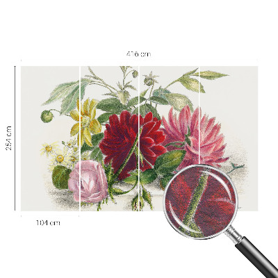 Fototapeta Kytica kvetov