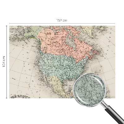 Vliesová fototapeta na stenu Historická mapa