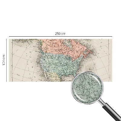 Vliesová fototapeta na stenu Historická mapa