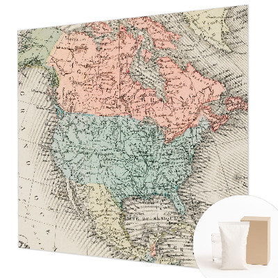 Vliesová fototapeta na stenu Historická mapa