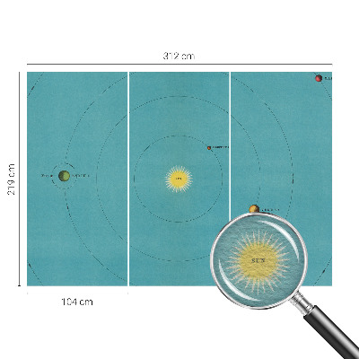 Fototapeta na mieru Kozmický systém