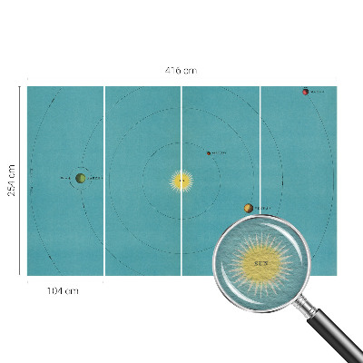 Fototapeta na mieru Kozmický systém