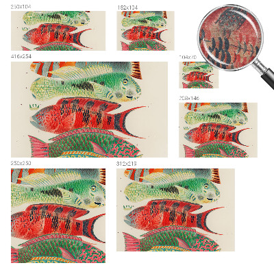 Vliesová fototapeta do obývačky Exotické ryby