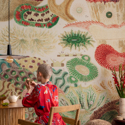 Vliesová fototapeta do spálne Organické tvary