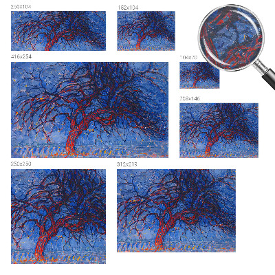 Moderná fototapeta Plameňový strom