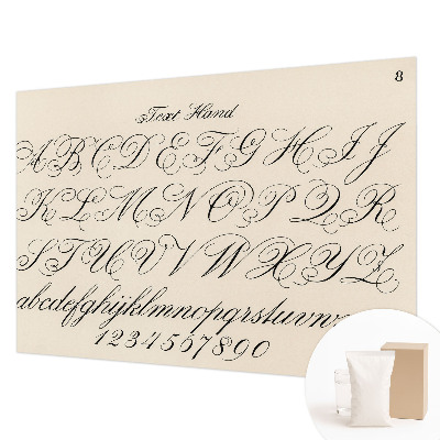 Dekoratívna fototapeta na stenu Kaligrafické písanie