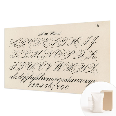 Dekoratívna fototapeta na stenu Kaligrafické písanie
