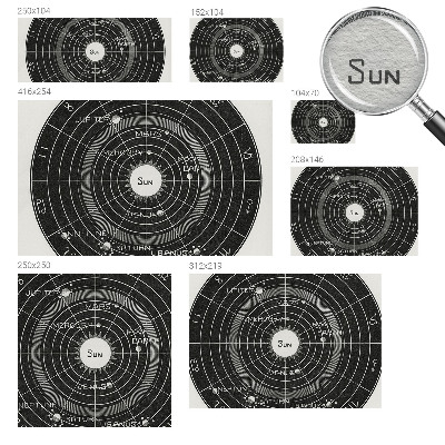 Tapeta Kozmický diagram