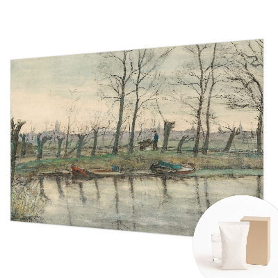 Vliesová fototapeta na stenu Zimná krajina