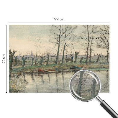 Vliesová fototapeta na stenu Zimná krajina