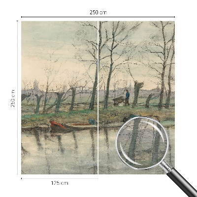 Vliesová fototapeta na stenu Zimná krajina