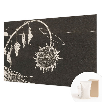 Vliesová tapeta Nostalgická slnečnica