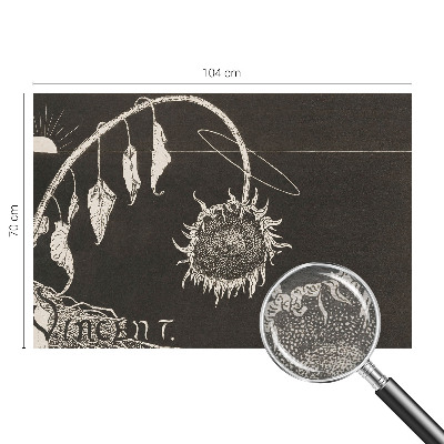 Vliesová tapeta Nostalgická slnečnica