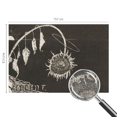 Vliesová tapeta Nostalgická slnečnica