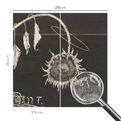 Vliesová tapeta Nostalgická slnečnica