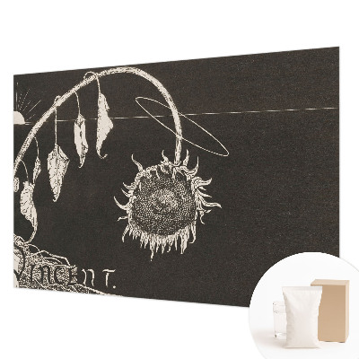 Vliesová tapeta Nostalgická slnečnica