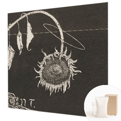 Vliesová tapeta Nostalgická slnečnica