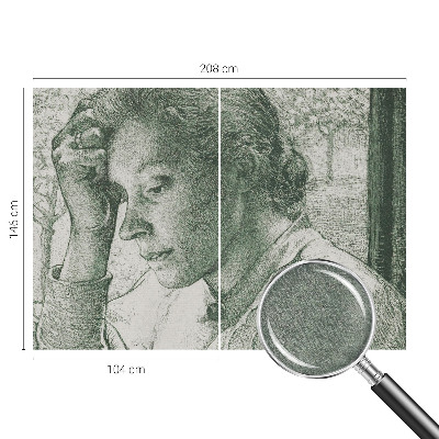 Fototapeta na mieru Reflexívna žena