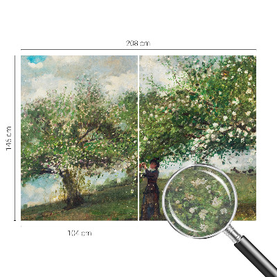 Vliesová fototapeta pre deti Jarná scéna