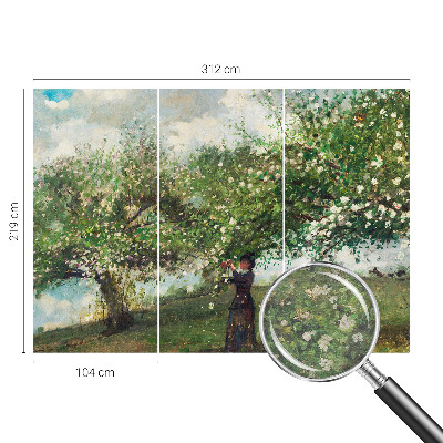 Vliesová fototapeta pre deti Jarná scéna