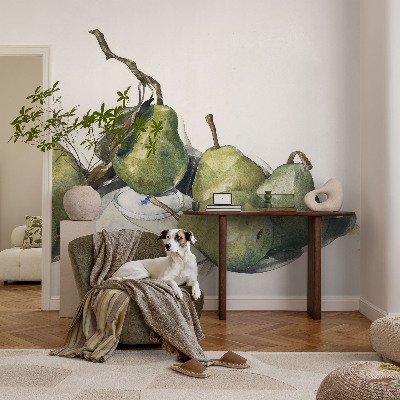 Fototapeta s potlačou na vliese Akvarelové hrušky