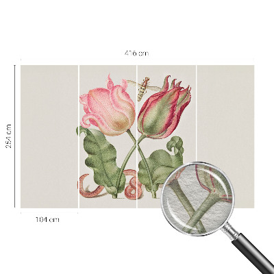 Vliesová tapeta na stenu Tulipánová krása