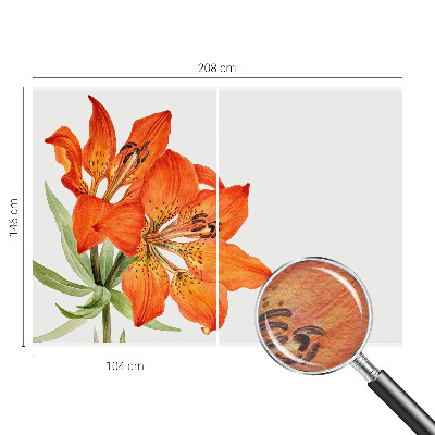 Vliesová fototapeta do spálne Oranžová ľalia