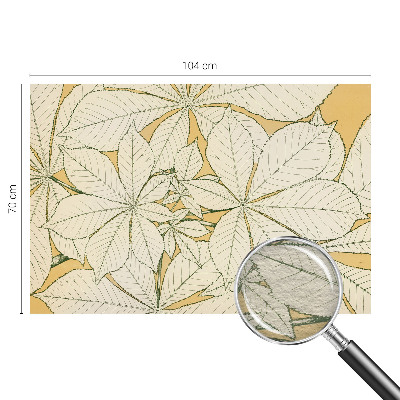 Fotografická tapeta na vliese Gaštanové listy