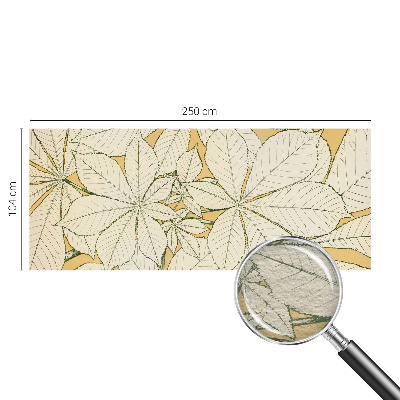 Fotografická tapeta na vliese Gaštanové listy