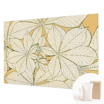 Fotografická tapeta na vliese Gaštanové listy