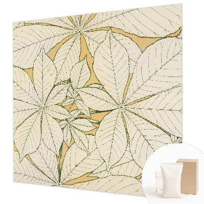 Fotografická tapeta na vliese Gaštanové listy