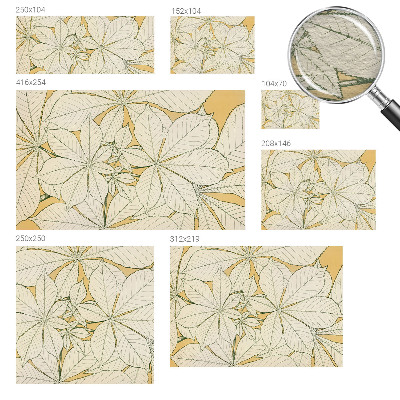 Fotografická tapeta na vliese Gaštanové listy