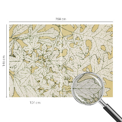 Fotografická tapeta vliesová Listy stromov