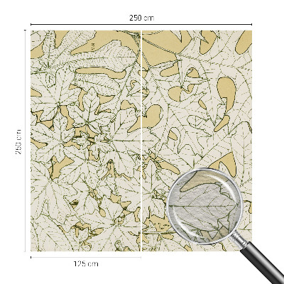 Fotografická tapeta vliesová Listy stromov