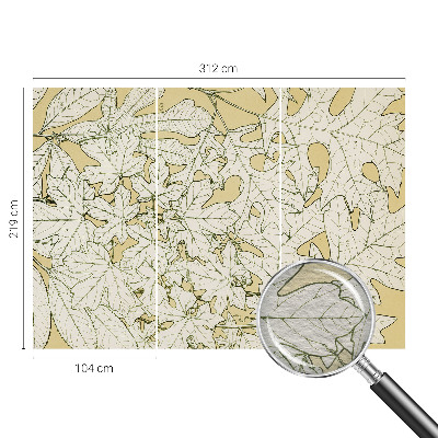 Fotografická tapeta vliesová Listy stromov