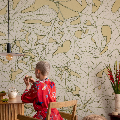 Fotografická tapeta vliesová Listy stromov