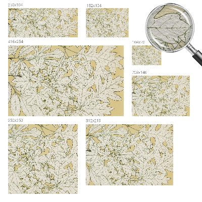 Fotografická tapeta vliesová Listy stromov