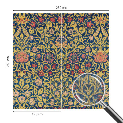 Fototapeta s potlačou na vliese Kvetinový vzor