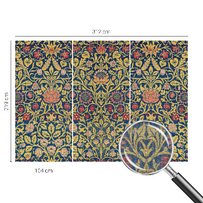 Fototapeta s potlačou na vliese Kvetinový vzor