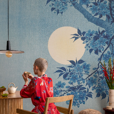 Vliesová fototapeta s potlačou Kvetinový mesiac