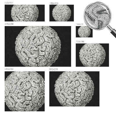 Dekoratívna fototapeta na stenu Sférická štruktúra