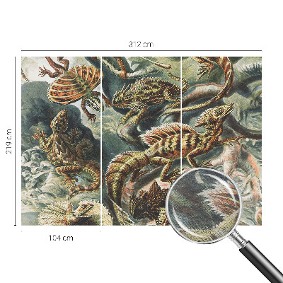 Fototapeta na mieru do spálne Exotické plazy