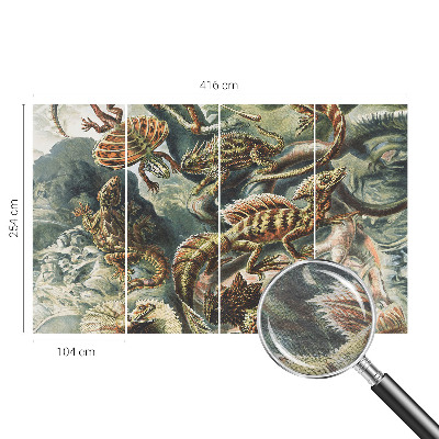 Fototapeta na mieru do spálne Exotické plazy