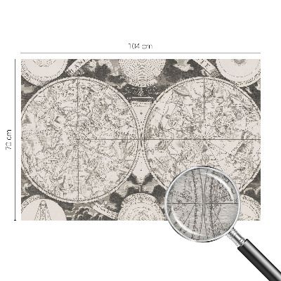 Vliesová fototapeta na stenu Hviezdna mapa